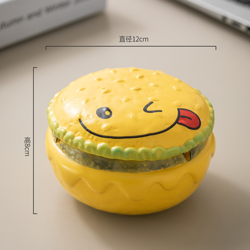 Picture of Ceramic Ashtray for Home Use, Cute, High-End, Light Luxury, Simple, Hotel Business Style, Simple Ashtray, Creative Ashtray