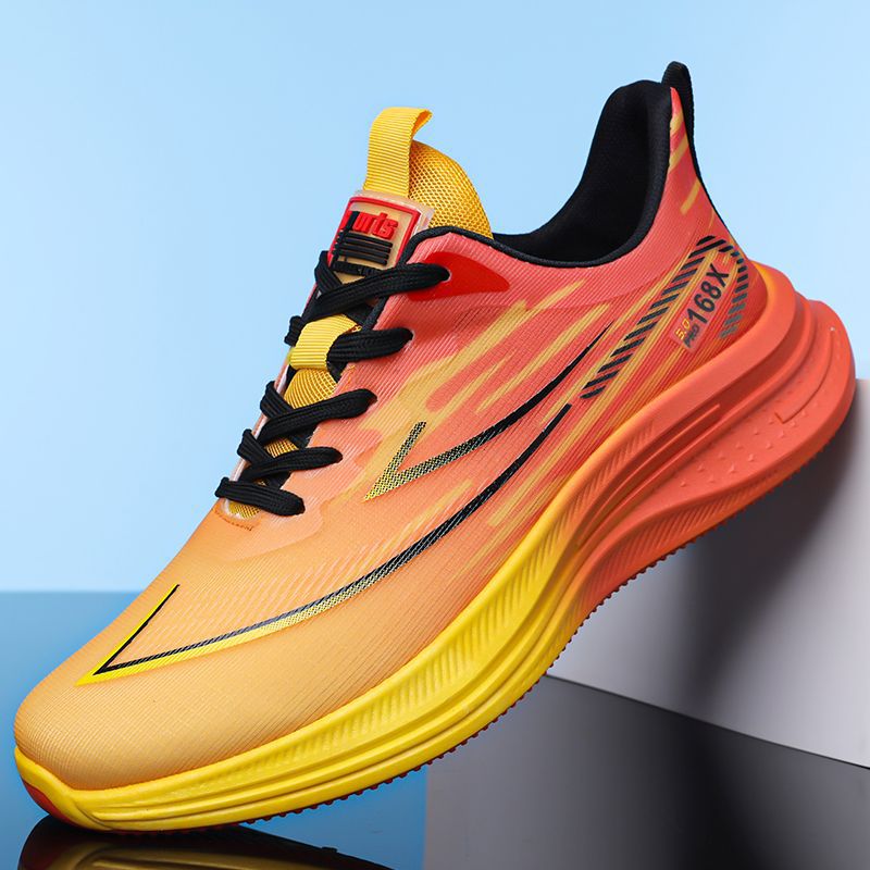 New Breathable Ice Wire Mesh Shoes Men's Athleisure Shoes Men's Shoes Versatile Korean Travel Shoes Running Shoes Trendy Shoes