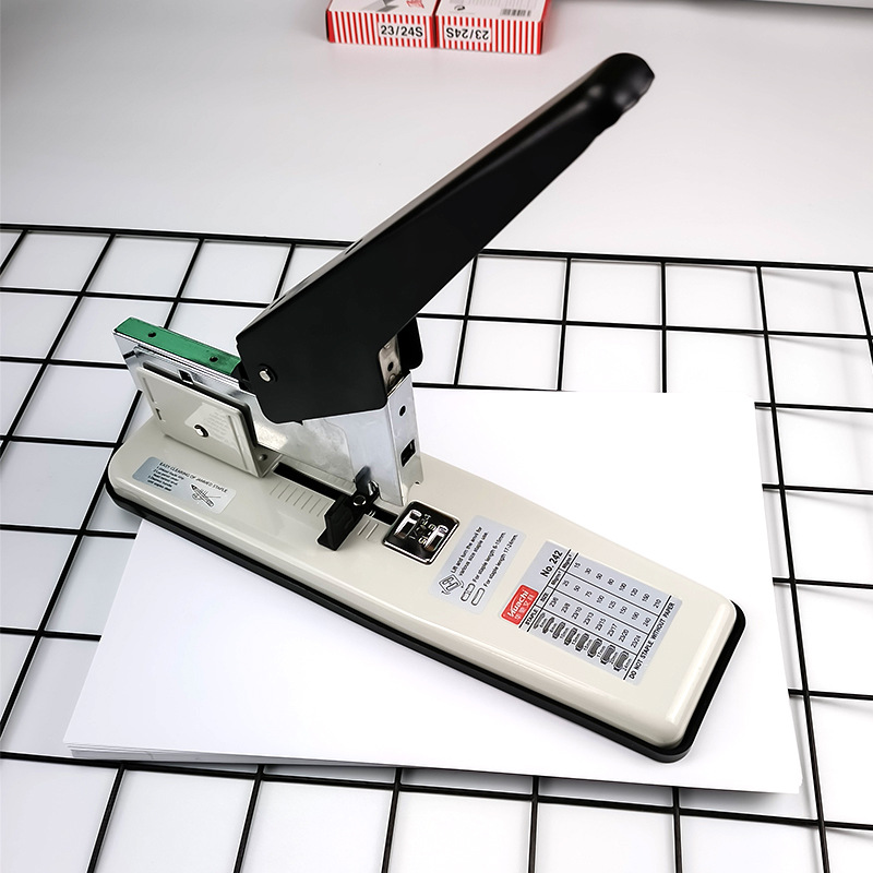 Huachi 242 heavy stapler heavy binding machine order 240 pieces of nail book thickened large stapler large stapler