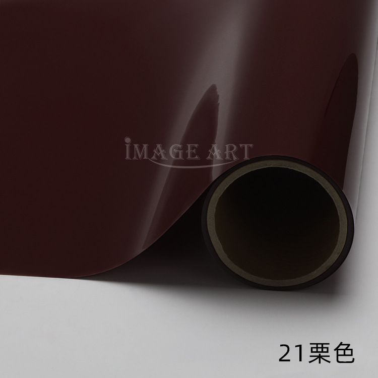 Picture of PU thermal transfer engraving film logo printing ordinary color engraving hot stamping film clothing T-shirt hot stamping film whole roll