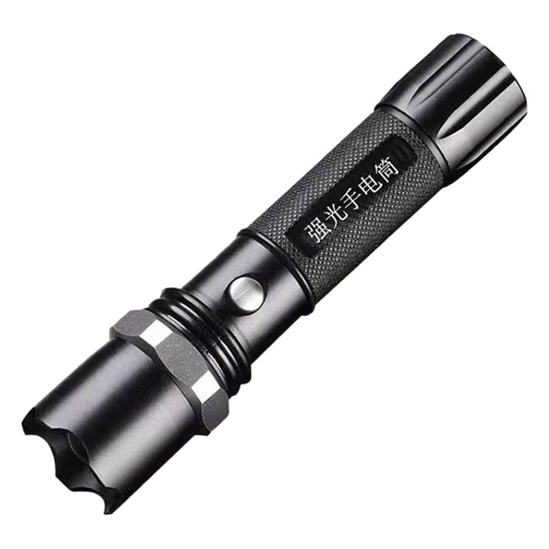 Aluminum Alloy xpe emergency flashlight outdoor rechargeable portable focusing flashlight night fishing camping Patrol flashlight