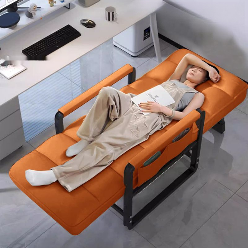 Lounge chair, office lunch break, nap, home folding back chair, computer chair, sitting and lying dual-purpose lazy sofa chair