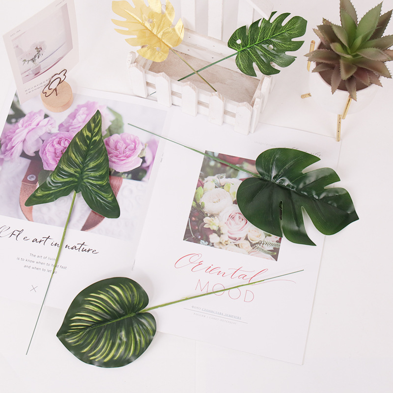 Picture of Simulation mini leaves mini turtle leaf decoration kindergarten home wall decoration cake decoration ornaments