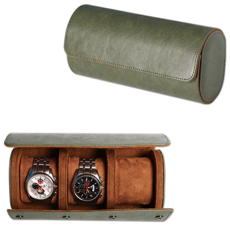 Picture of Watch Packaging Box to Store Sewing One/Two/Three-Pack Pu Leather Watch Leather Case with Custom Leather Bag