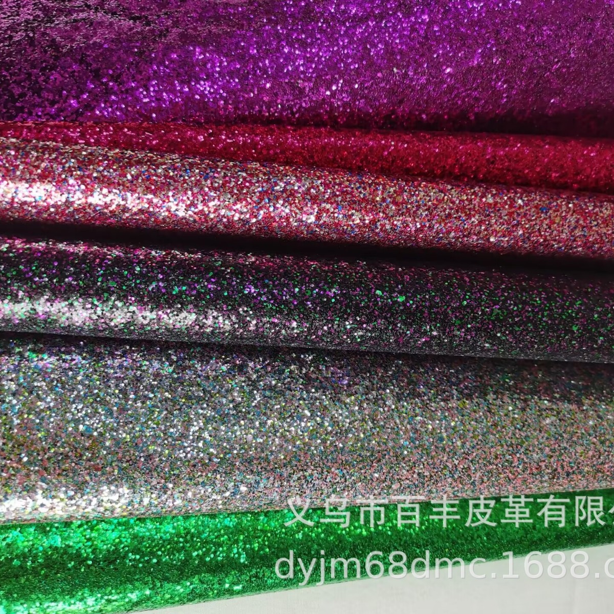 Spot supply PU large Glitter glitter glitter glitter glitter glitter shoes leather bags jewelry clothing stationery furniture toys