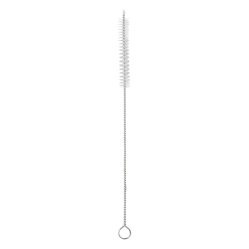 Spot Nylon Brush 10-Piece Set Stainless Steel Test Tube Brush Set Multi-Purpose Tool Brush Straw Brush