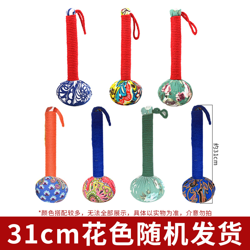 Picture of Souvenir Mugwort Hammer Cervical Spine Health Meridian Moxibustion Health Hammer Mugwort Waist Acupoint Massage Handheld Mugwort Hammer