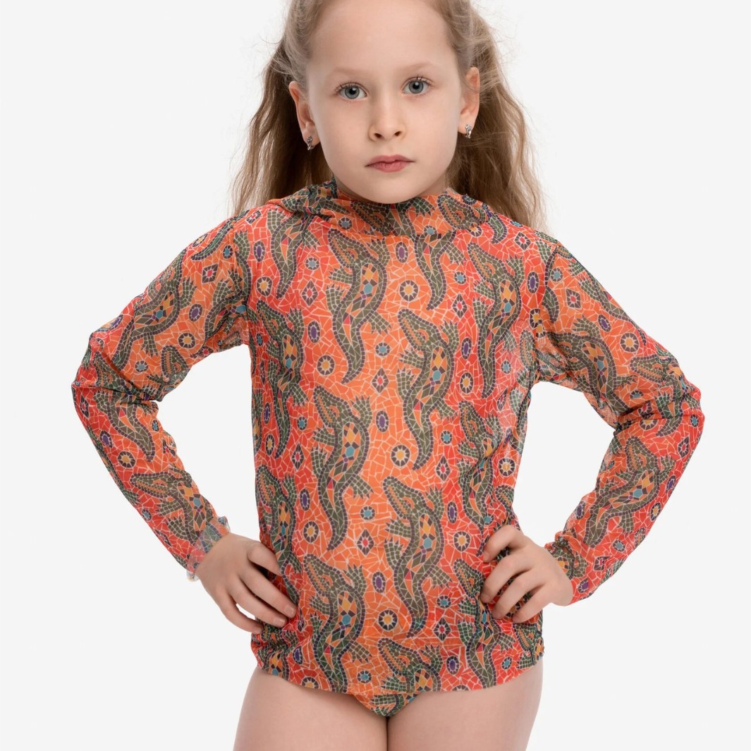 2025 Independent Station Hot Sale Smart Swimwear Smart Swimwear Children Swimwear Printed Two Pieces Transparent Quick Drying