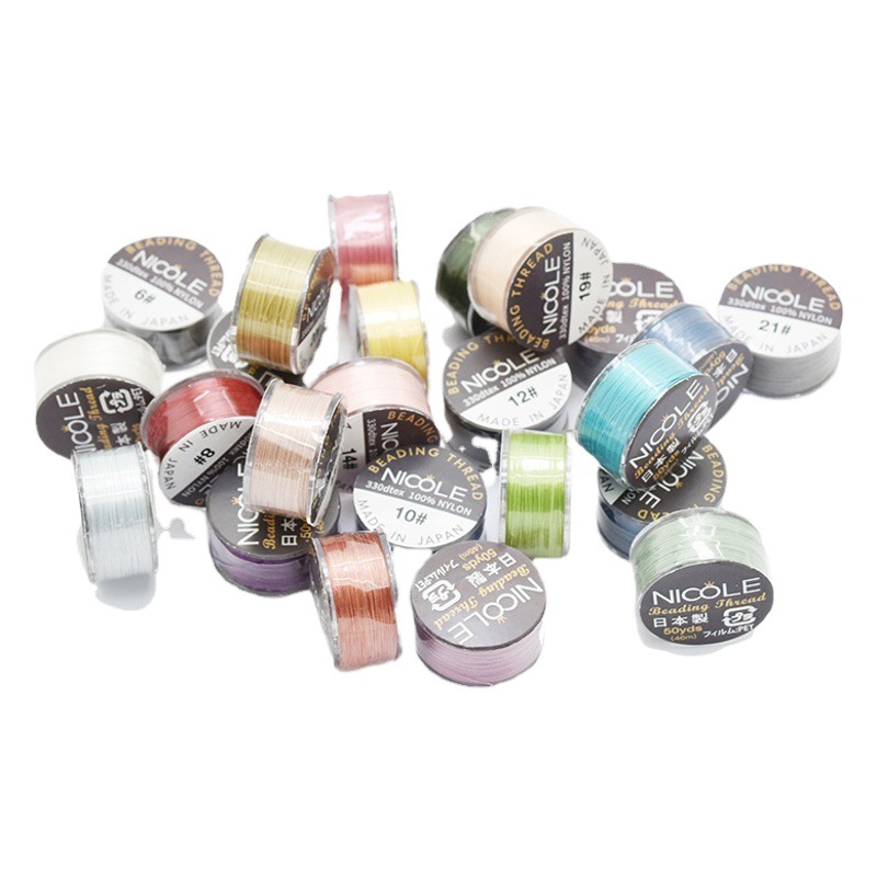 Picture of Japan Imported Nylon Beaded Line Jewelry Braided Line DIY Accessories 46m Beaded Line Bracelet Line
