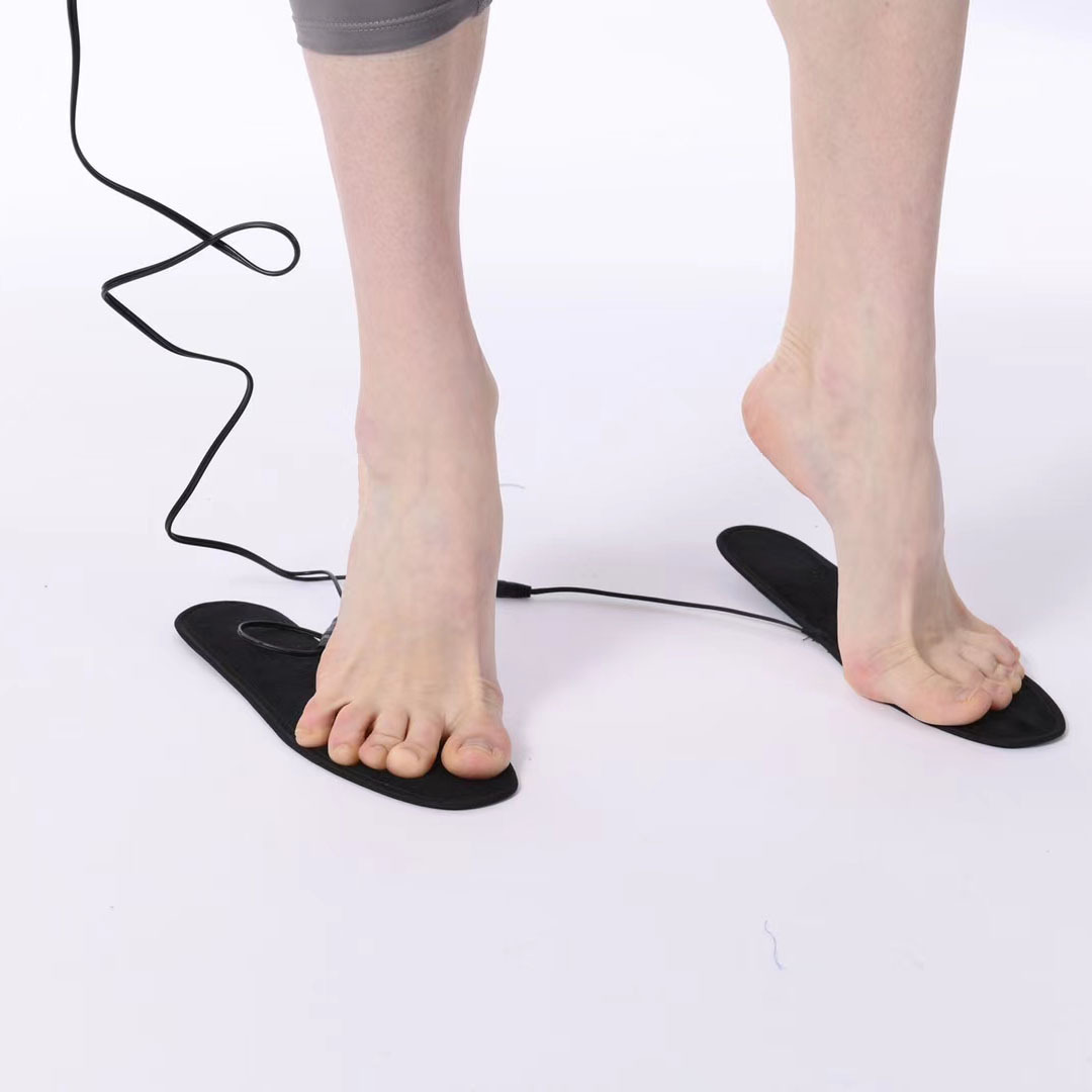 Picture of USB Rechargeable Heating Insole, Electric Heating Insole, Size Can Be Cut, Heated Insole, Electric Foot Warmer Insole
