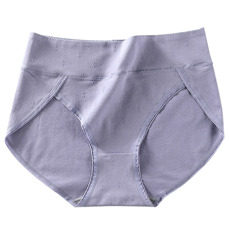 Picture of Japanese underwear women's cotton breathable high waist plus size 200kg abdomen hip graphene antibacterial ladies underwear
