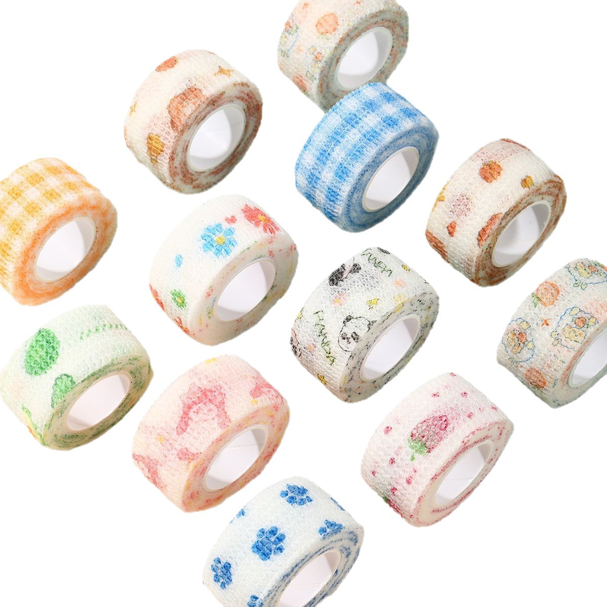 Picture of Cross-Border Bandage Anti-Wear and Anti-Cocoon Self-Adhesive Elastic Bandage Silent Bandage Finger Cot Student Writing Finger Protection Finger Bandage