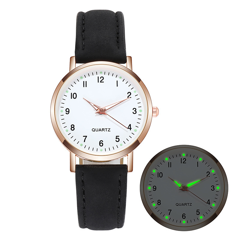Picture of New Simple Digital Luminous Watch for Men and Women Students Small Fresh Frosted Leather Casual Watch Women's Quartz Watch