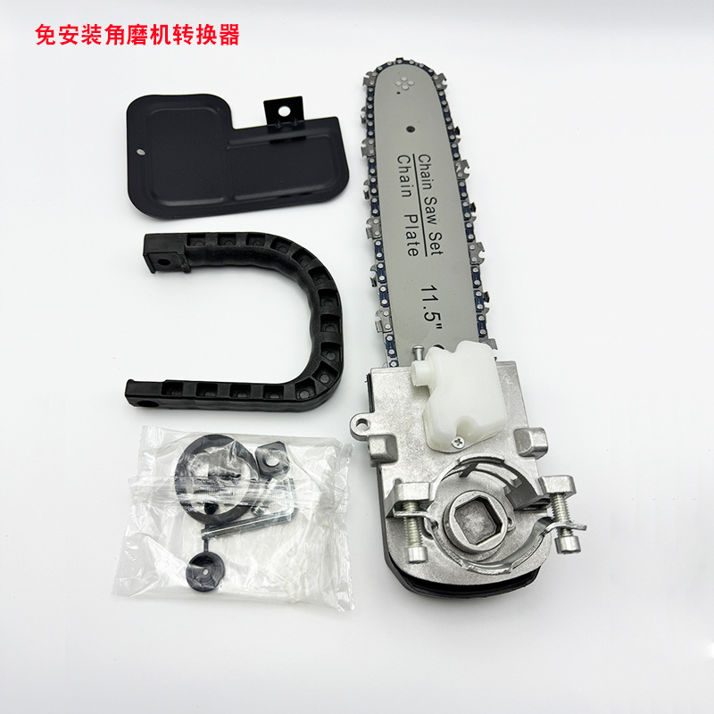 Wholesale Angle Grinder Cutting Machine Converted to Electric Chain Saw Converter Multifunctional Logging Saw Free Adjustment Bracket Pruning Machine