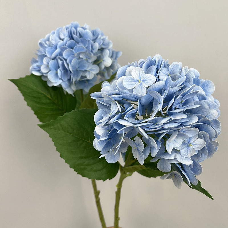 Picture of Artificial Flower 182 Pieces Large Hydrangea High Quality Moisturizing Hydrangea Wedding Floral Decoration Wedding Artificial Flower