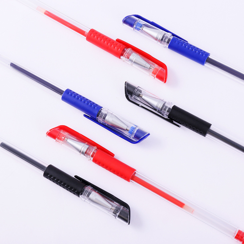 Picture of Office supplies European standard gel pen plastic student sign pen black 0.5mm bullet brush pen wholesale