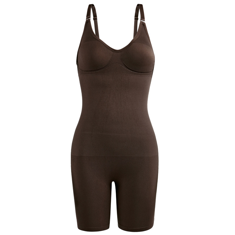 Picture of European and American Body-Shaping Jumpsuit Abdomen-Tight Waist-Tight Chest-Gathering Tight Waist-Lifting Hip Seamless Body-Shaping Jumpsuit