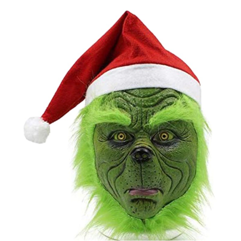 Halloween Cosplay Clothes Santa Claus Monster Green Fur Monster Grinch Party Performance Kidsren Adult Clothes