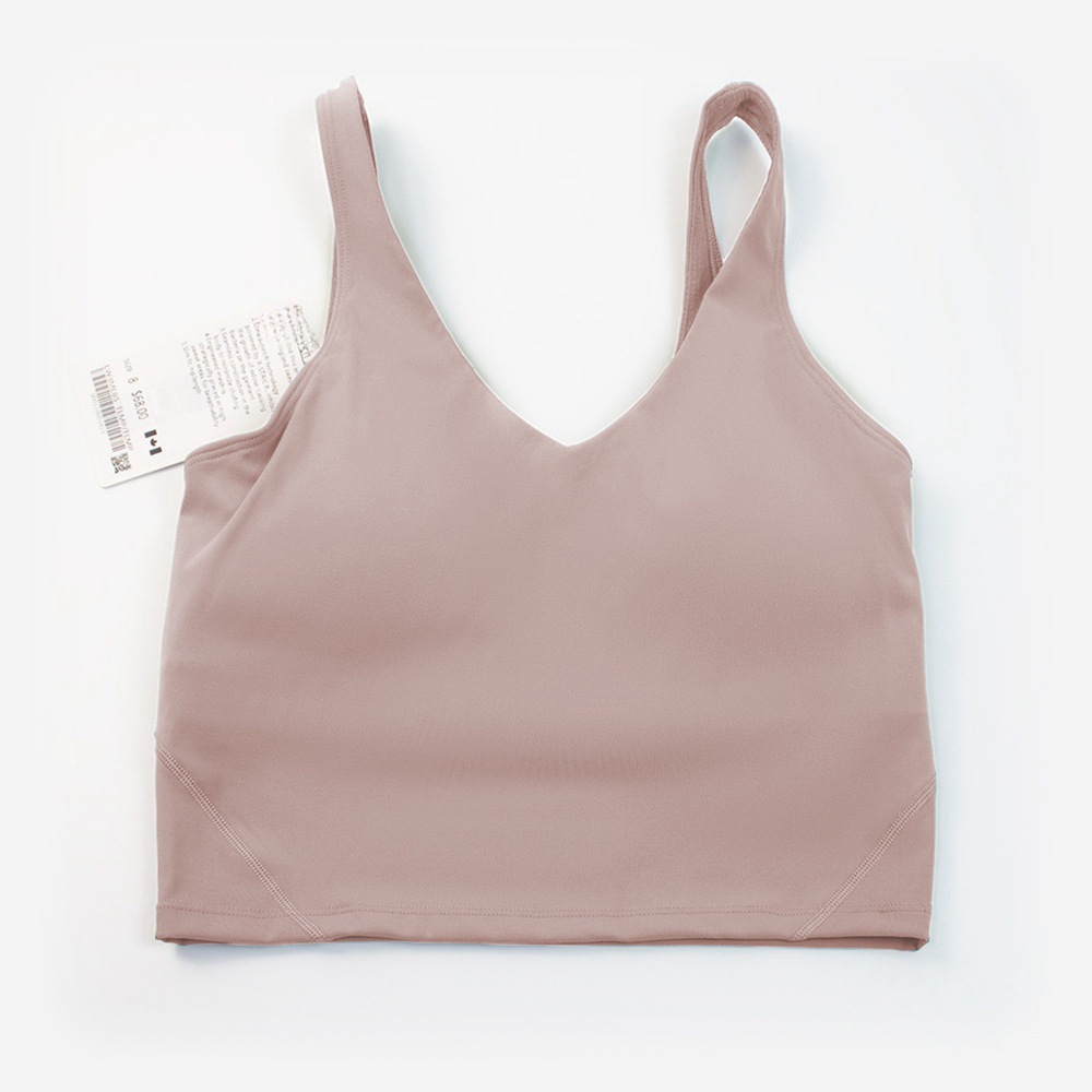 Picture of New Style Yoga Clothing Nylon Naked Tight-fit Sports Bra Women's Bra All-match Fitness Beauty Back Underwear Vest Gather-up