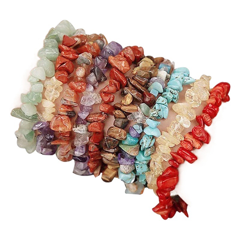 Amazon Best Selling 15 Grid Natural Gravel Boxed Irregular DIY Jewelry Accessories Set Jewelry Accessories