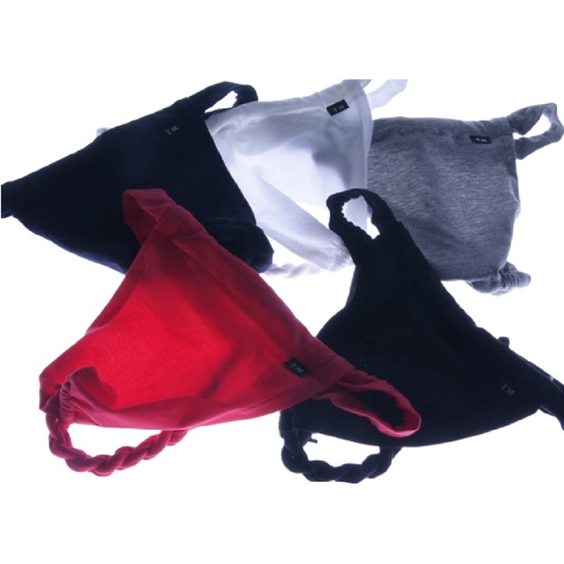 2021 new men's sexy T-shaped underwear men's cotton T-pants men's gay Japanese fashion low waist underwear