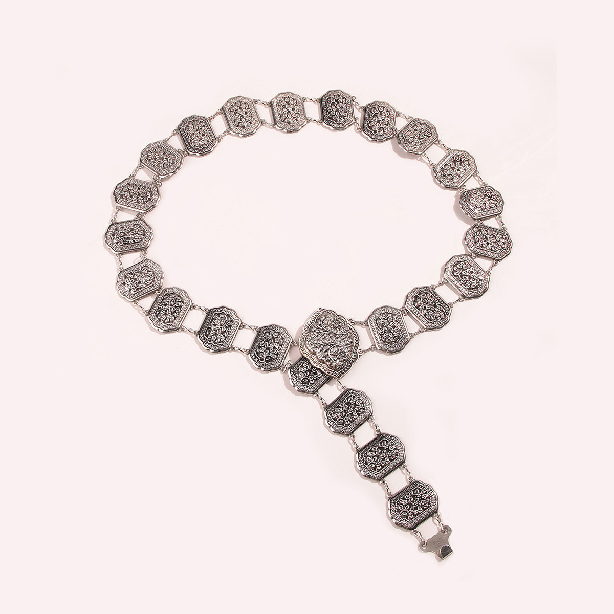 New Women's Retro Waist Chain Ethnic Style Fashion Decorative Belly Dance Metal Belt Women's dress Waist Cover