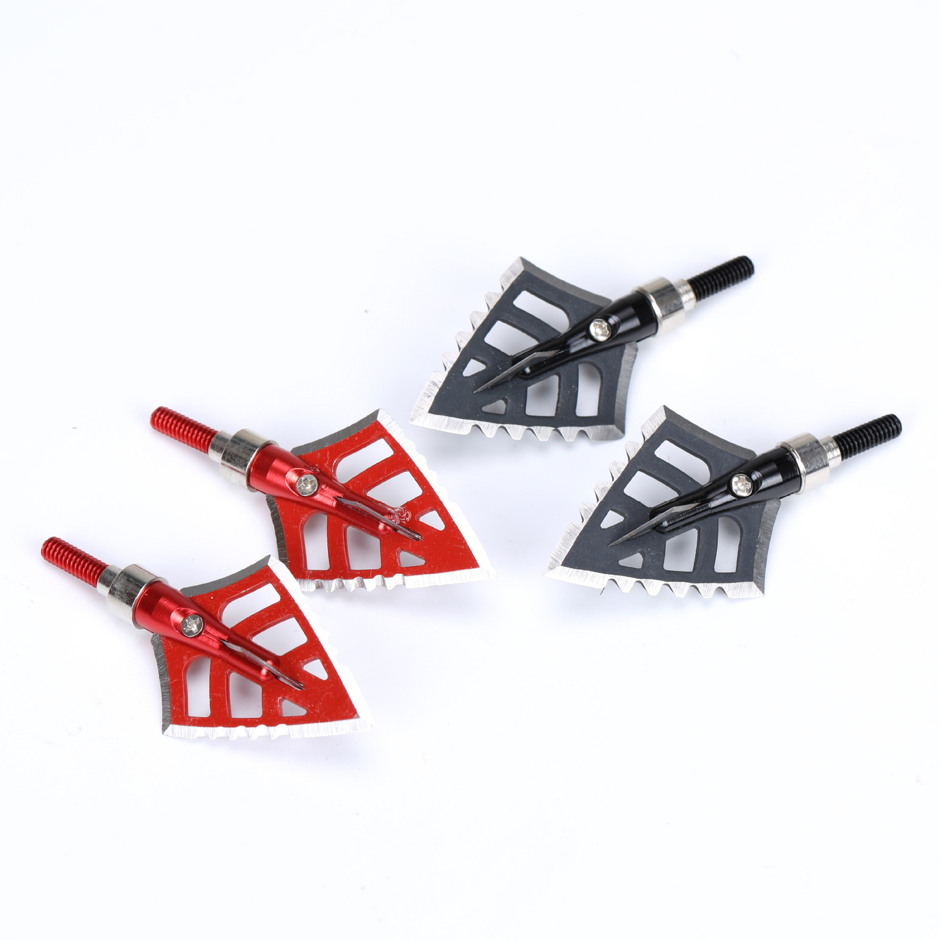 Picture of Red Devil Black Devil Arrow Toothed Recurve Bow Glass Fiber Carbon Aluminum Retro Outdoor Threaded Arrow