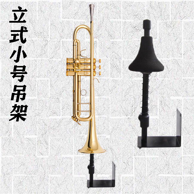 Brass Instrument Trumpet Hook Horn Vertical Hanger Wall Hanger Musical Instrument Trumpet Slot Plate Mesh Rack Hook