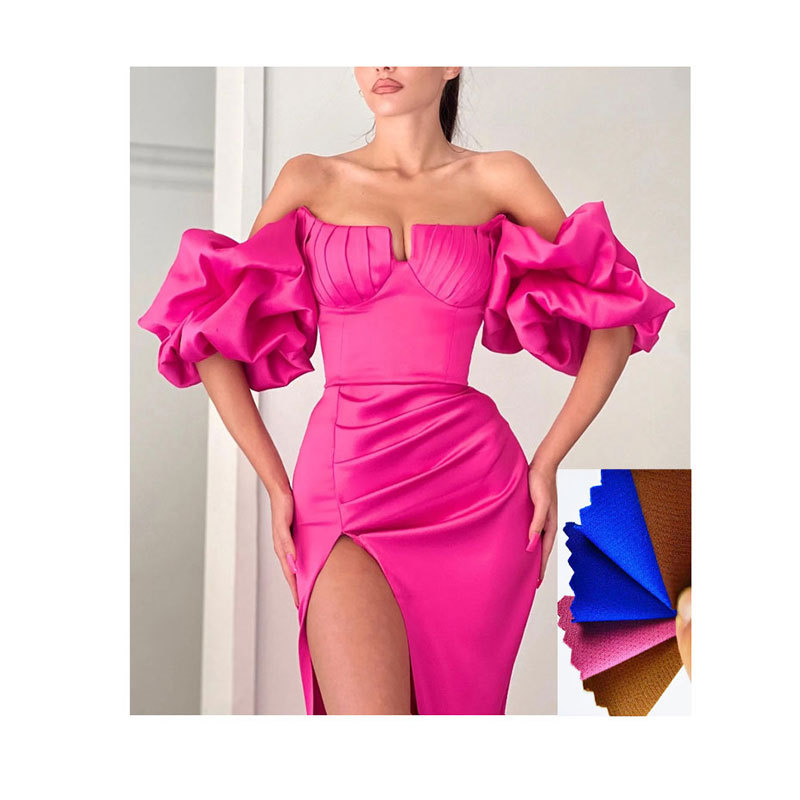 Nylon elastic fabric N70D Nylon polyester four-sided elastic double-layer polyurethane fabric 40D nylon four-sided elastic woven fabric