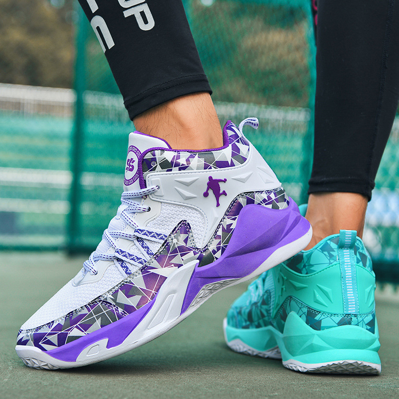 Spring New High-top Fashion Basketball Shoes Outdoor Lace-up Platform Sneakers Casual Breathable Mesh Lovers Shoes