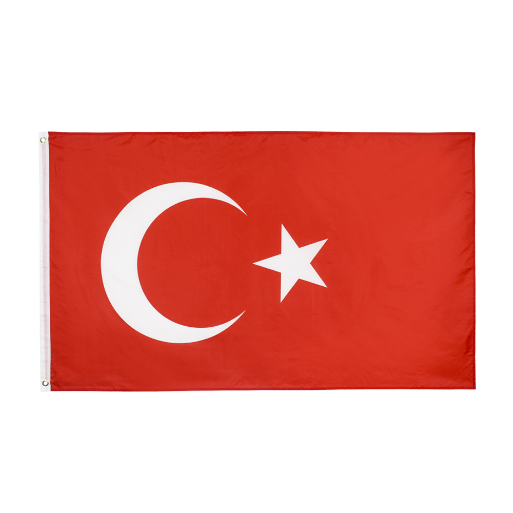 Picture of Amazon AliExpress cross-border supply factory spot Turkey 90 * 150cm Turkey flag