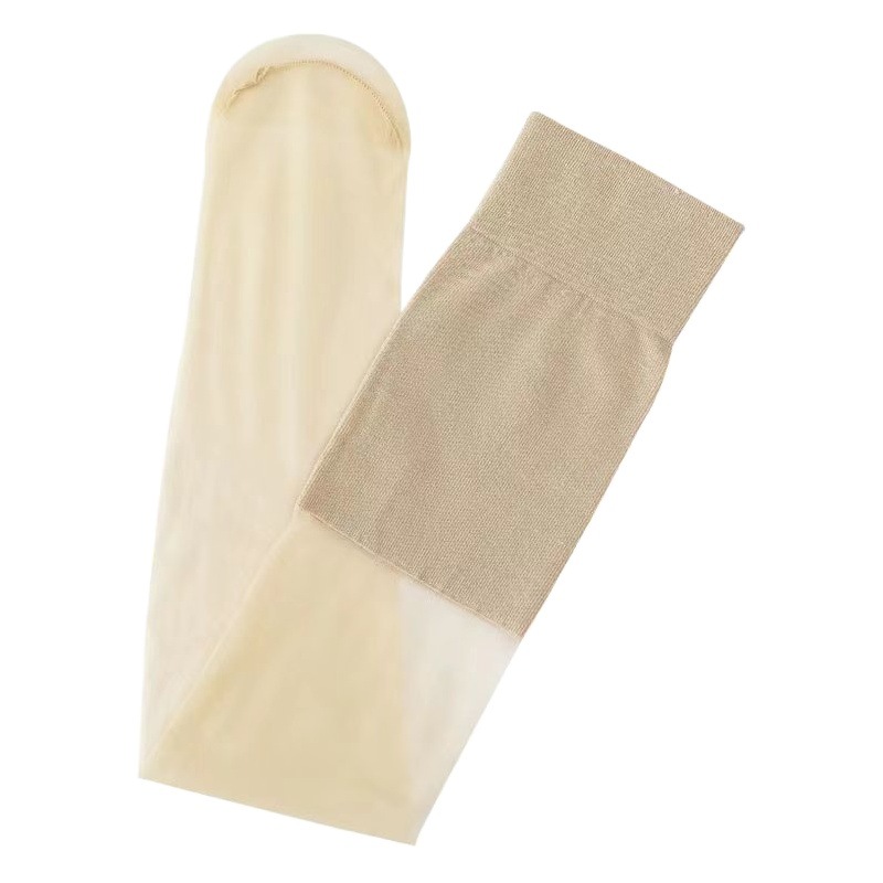 Silk stockings women's spring and summer thin anti-snagging ultra-thin anti-slip invisible over-the-knee socks with knee pads