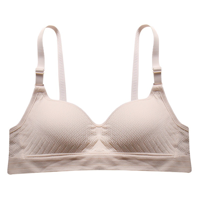 Women's underwear push up small chest Wireless High School student girl bra thin anti-drooping breast bra bra
