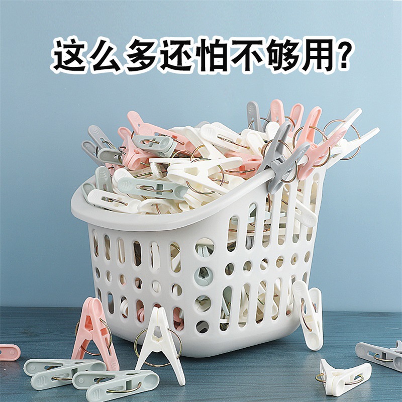 Plastic Clips for Drying Clothes, Household Windproof Single Small Fixed Clothes Hanger, Large Size for Drying Quilts