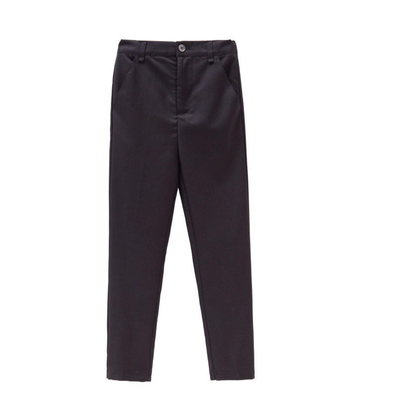 Children's Trousers Boys Black Suit Pants for Middle and Large Children and Primary School Pants White Trousers dark blue School Uniform Pants