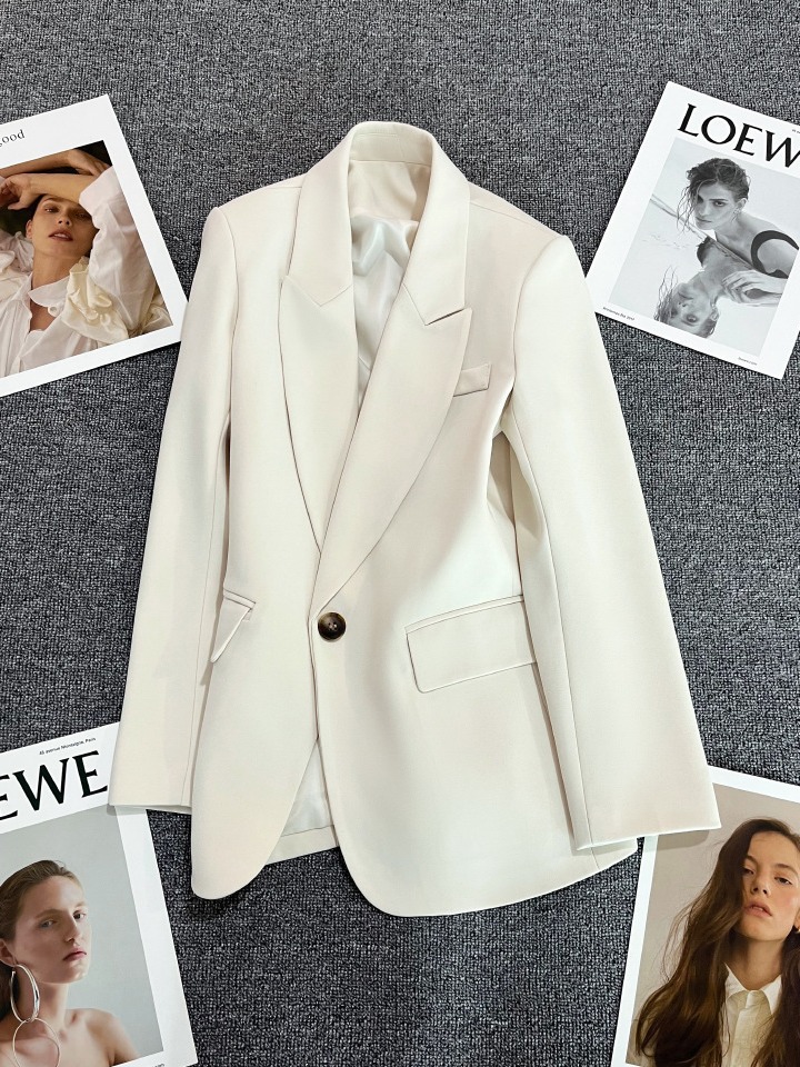 Picture of Long-Sleeved Suit Jacket for Women 2025 Autum New Korean Style Casual Texture Spring Goddess Style Street Suit