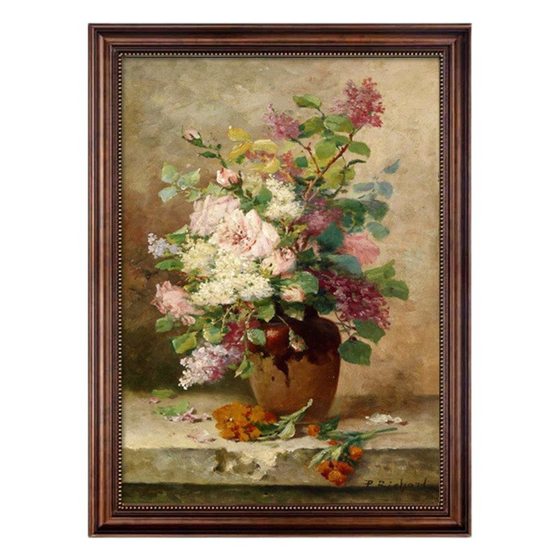 American Van Gogh sunflower living room dining room decorative painting custom hallway hanging painting European style hotel bathroom toilet
