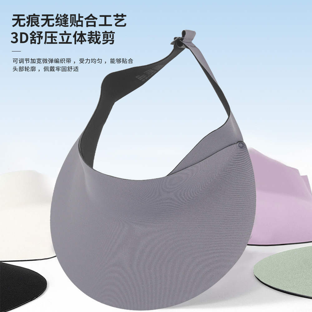 Picture of Qianqian wo running sun hat female outdoor sports empty top sun hat 3D no top hat breathable seamless sun hat