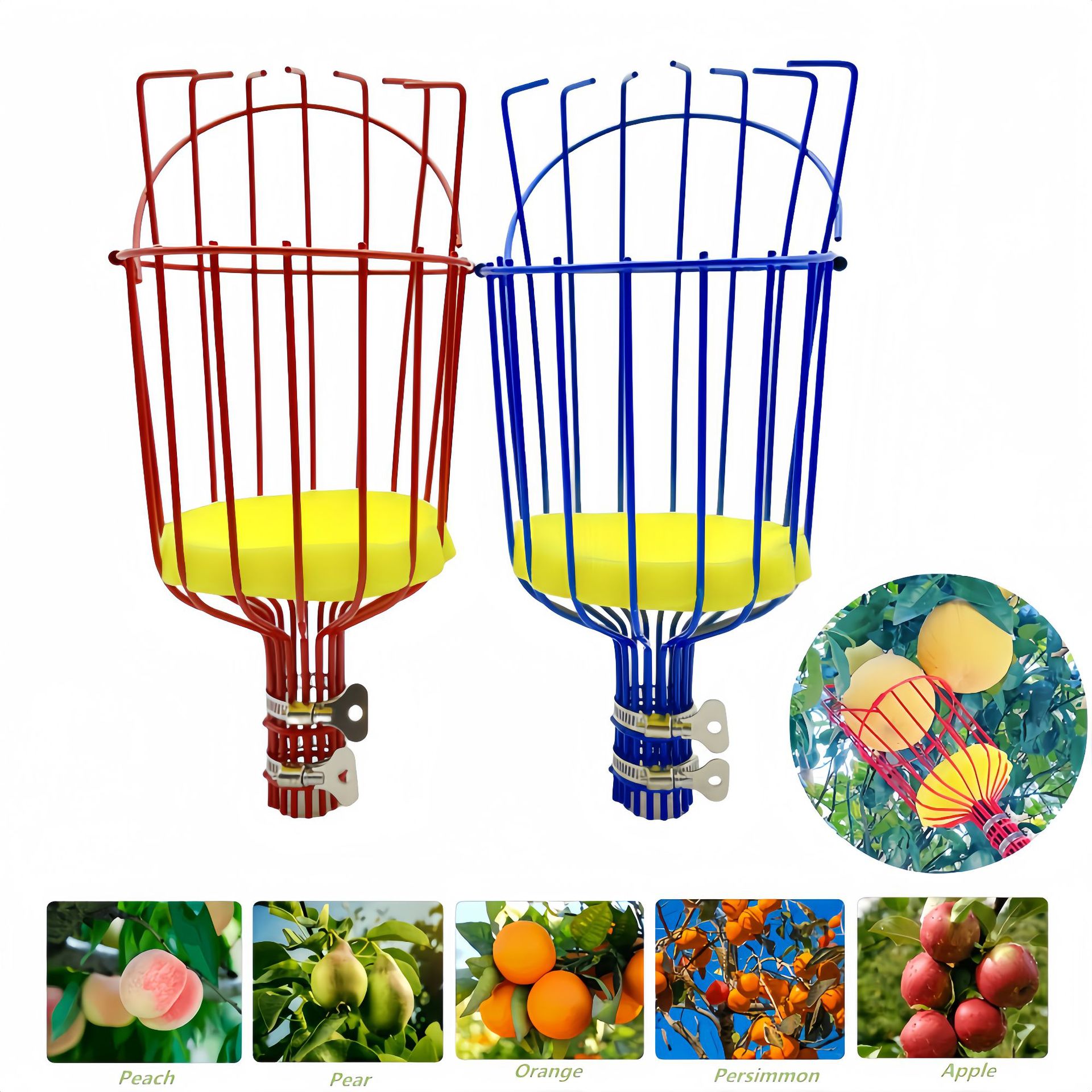 Picture of Amazon fruit picking tool fruit picking artifact high-altitude picking tool high-altitude fruit picking tool fruit picking tool