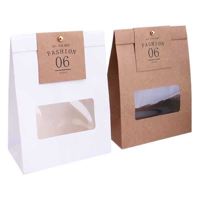 Baking packaging nougat candy biscuit box bag snowflake crisp packaging candy pineapple crisp self-standing bag wholesale