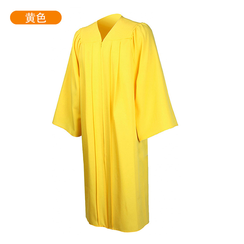 Picture of 2025 New Woven American Graduation Adult Academic Clothing Single Robe Master's Clothing Doctor's Clothing Wholesale