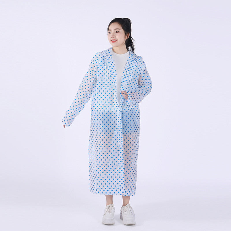 Picture of Non-Disposable Eva Unisex Outdoor Raincoat Drifting Travel Rainstorm-proof Thickened Portable Adult Raincoat