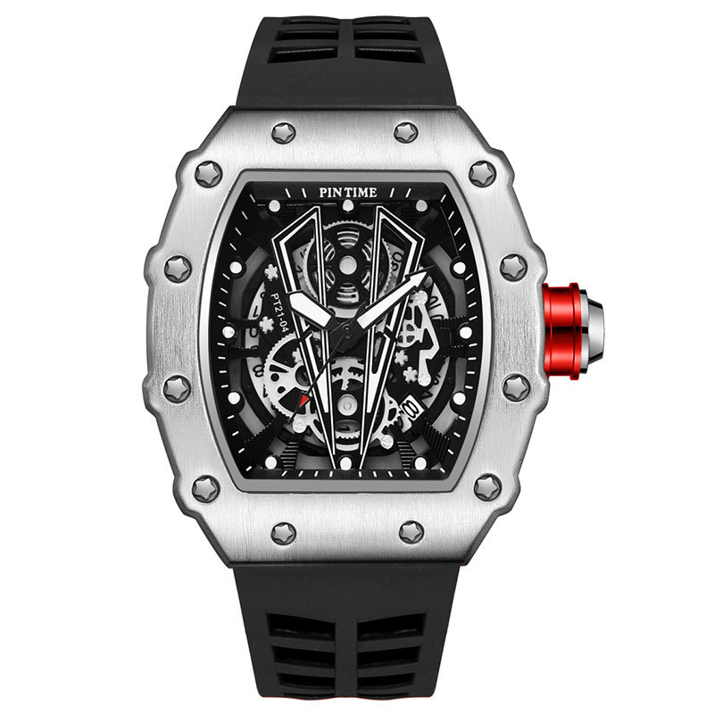 Picture of Pintime Watch Mechanical Style Men's Watch Quartz Richard Barrel-Shaped Niche Men's Watch Drop Shipping Watch