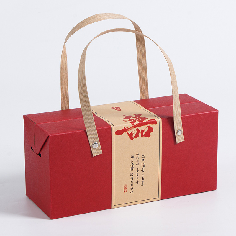 Chinese creative candy box wedding wedding engagement Chinese style gift box wedding banquet candy bag portable box