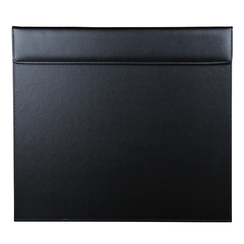 Creative A3 writing pad business simple office pad desk pad leather book writing pad large table pad Black