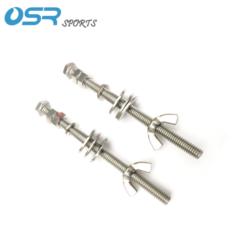 One pair selling technical diving SS316 stainless steel double bottle hoop lengthened screw 5/16