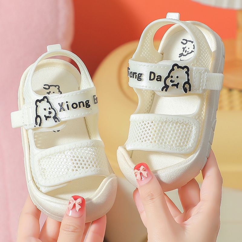 Cartoon Bear Children's Sandals Boys and Girls Summer Breathable Kick-resistant Non-slip Toddler Baby Toddler Shoes