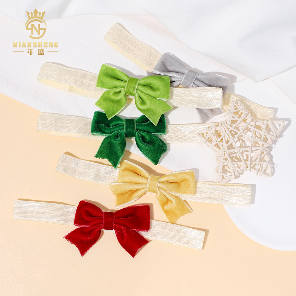 Korean Style Hair Accessories Headwear Cute Girl's Bow Baby Baby Hair Belt All-match Fashion Simple Baby Hair Accessories