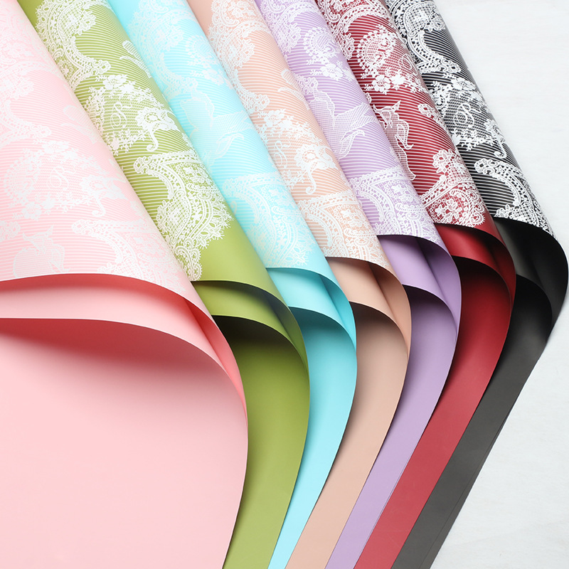 Hua Xi Eros Three-dimensional Lace Wrapping Paper Fresh Flower bouquet Handmade diy Material High Texturebouquet Flower Shop Wrapping Paper