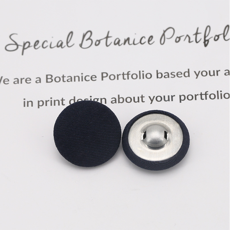 Picture of Colorful Round Cloth-Covered Buttons Woolen Outwear Outwear Cloth-Covered Buttons Shirt Shirt Buttons Windbreaker Cloth-Covered Buttons